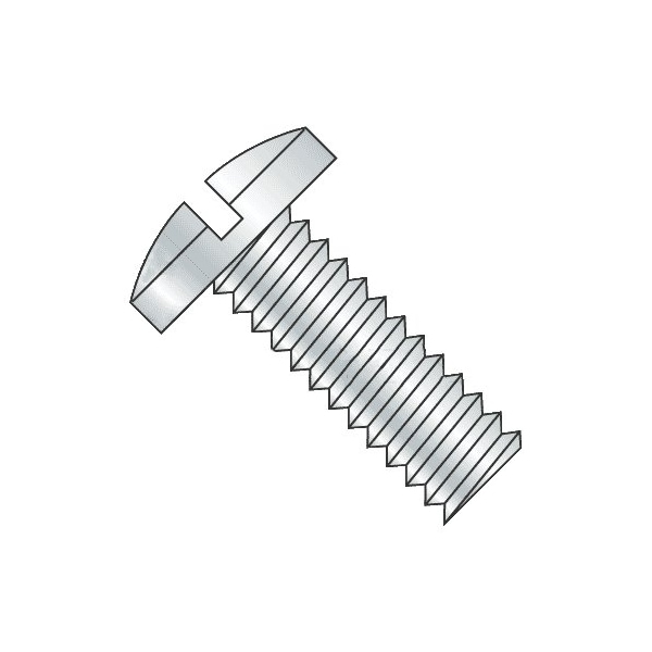 Newport Fasteners #6-32 x 3/16 in Slotted Binding Machine Screw, Zinc Plated Steel, 25000 PK 361546-25000 - main